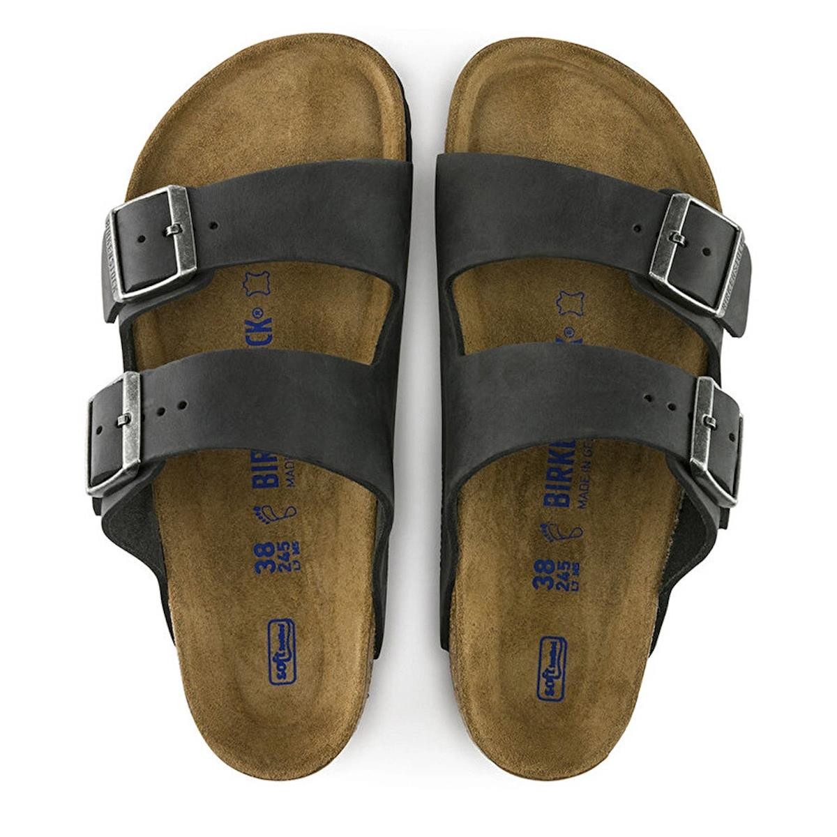 Kadın Terlik 752483 Birkenstock ARIZONA NU OILED SFB BLACK