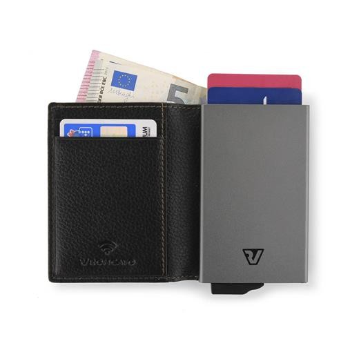 Erkek Cüzdan & Kartlık 40071601 Roncato CREDIT CARD HOLDER IRON 4.0 NERO