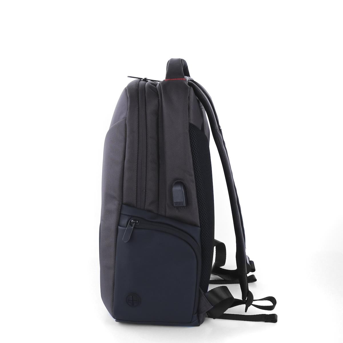 Unisex Laptop Çantası 41722122-22 Roncato Surface Backpack Wıth 15.6" Laptop Holder Anthracite