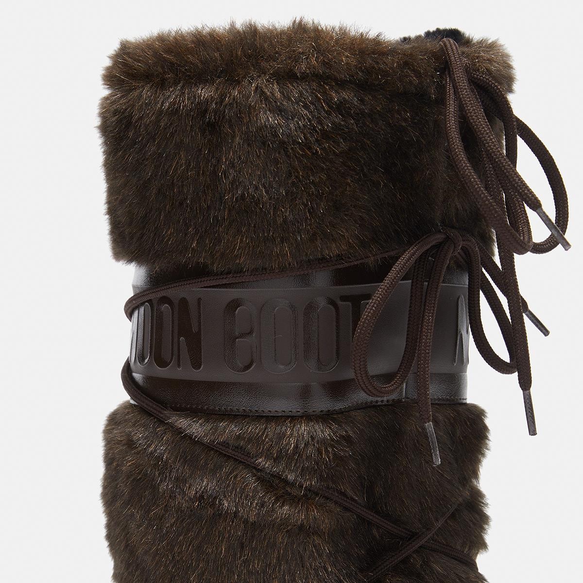 Kadın Bot 14089000-004 MOON BOOT ICON FAUX FUR Brown 35-38