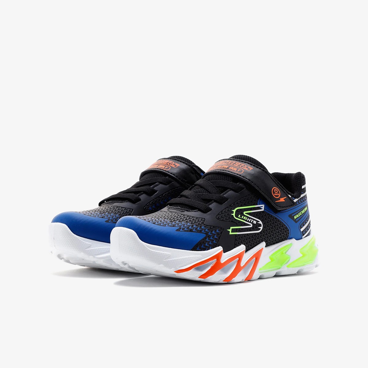 400138L BKBL Skechers FLEX-GLOW BOLT Black/Blue