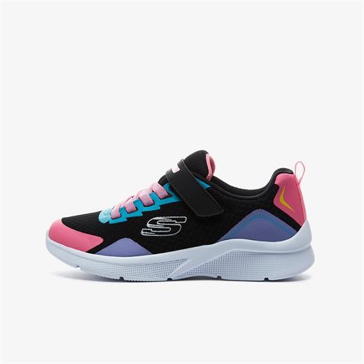 Kız Çocuk Sneaker ( Günlük) 302348L BKMT Skechers MICROSPEC Black-Multiple