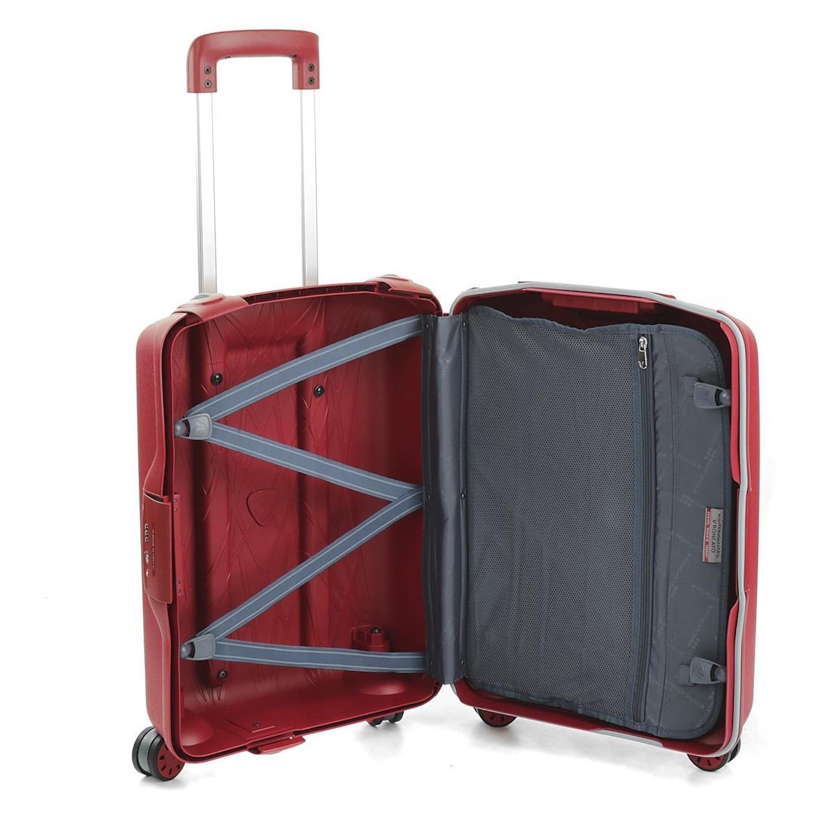 Unisex Valiz 50071409 Roncato Light Trolley Cabina 20 cm 4W Rosso 55X40X20