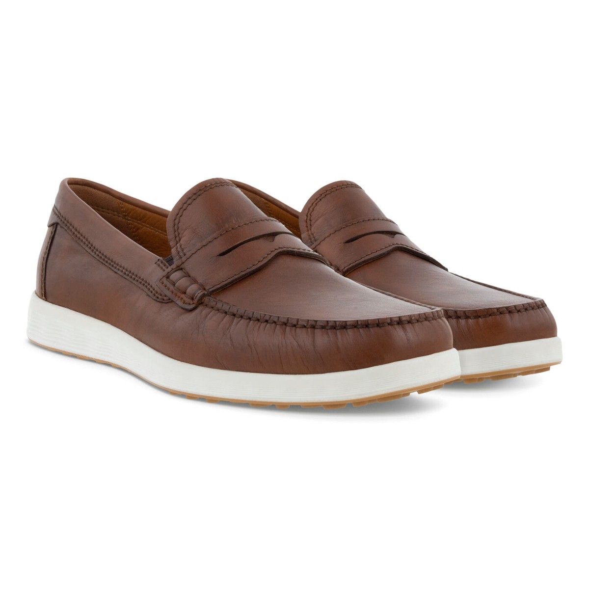 Erkek Oxford ( Klasik) 54053401053 Ecco S Lite Moc M Cognac Antic Silky Soft Brown