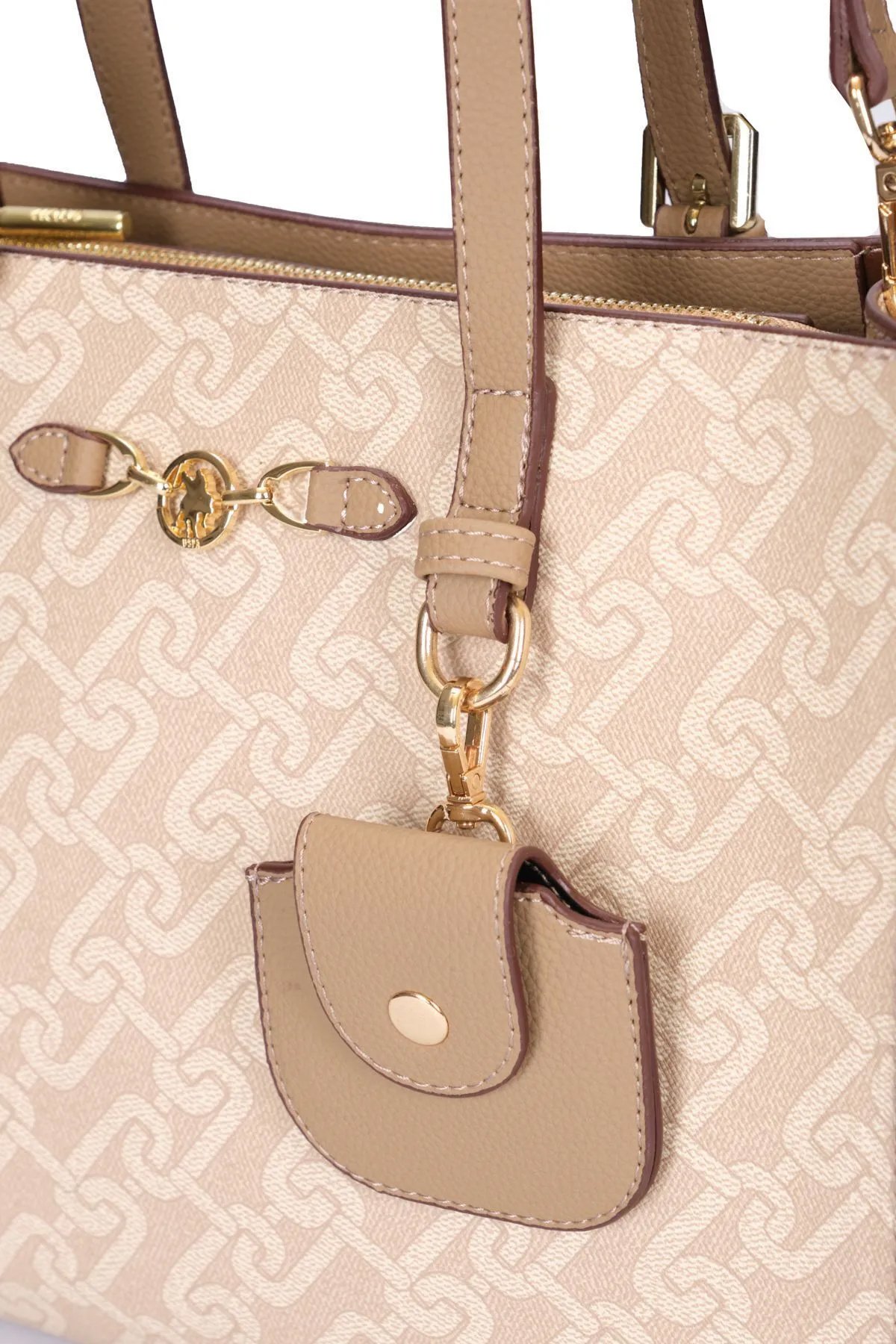 US24506 U.S. POLO ASSN. USPA LADIES BAG BEIGE