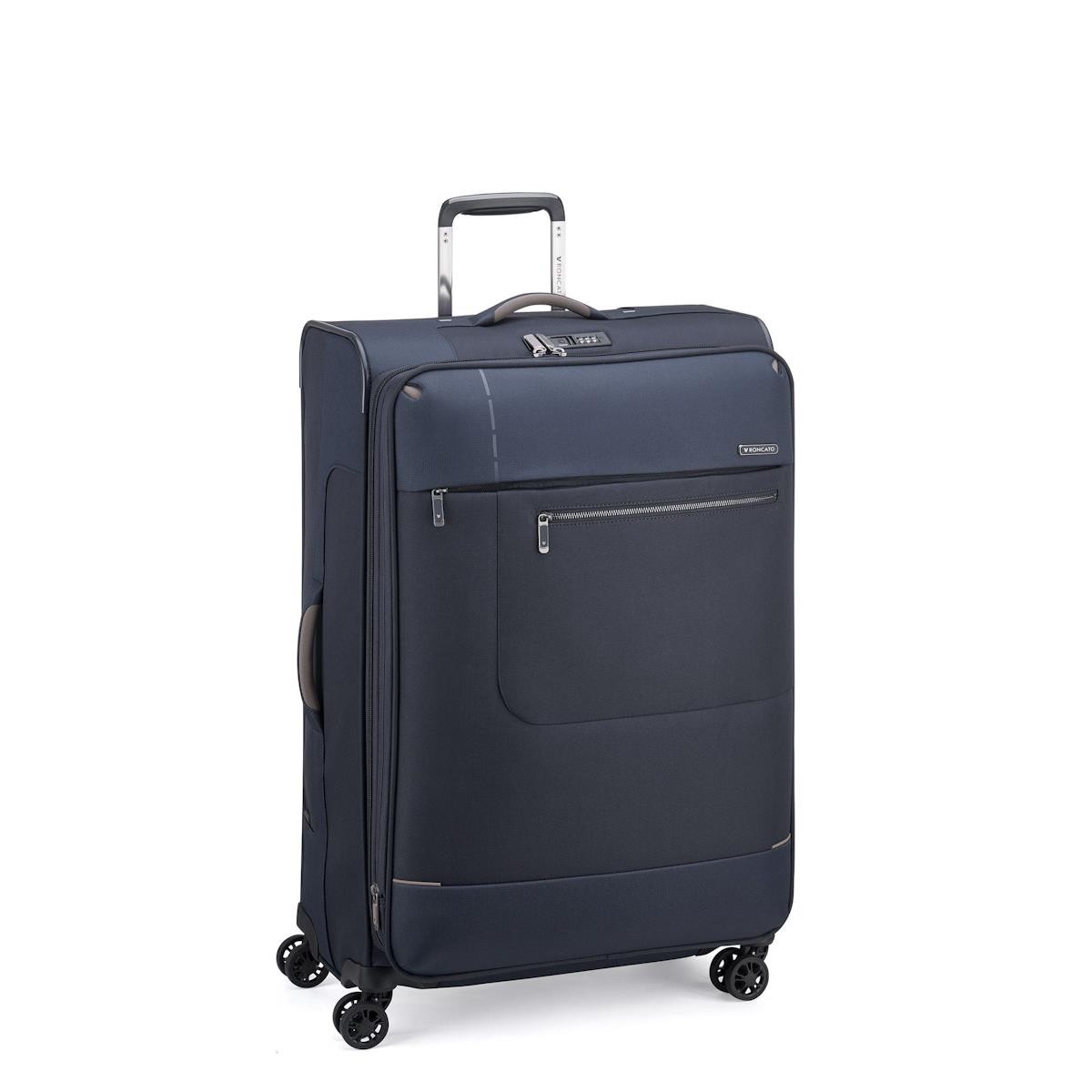 Unisex Valiz 41527123 Roncato Trolley Grande 4R Exp. 75 Cm Sıdetrack Blu Notte