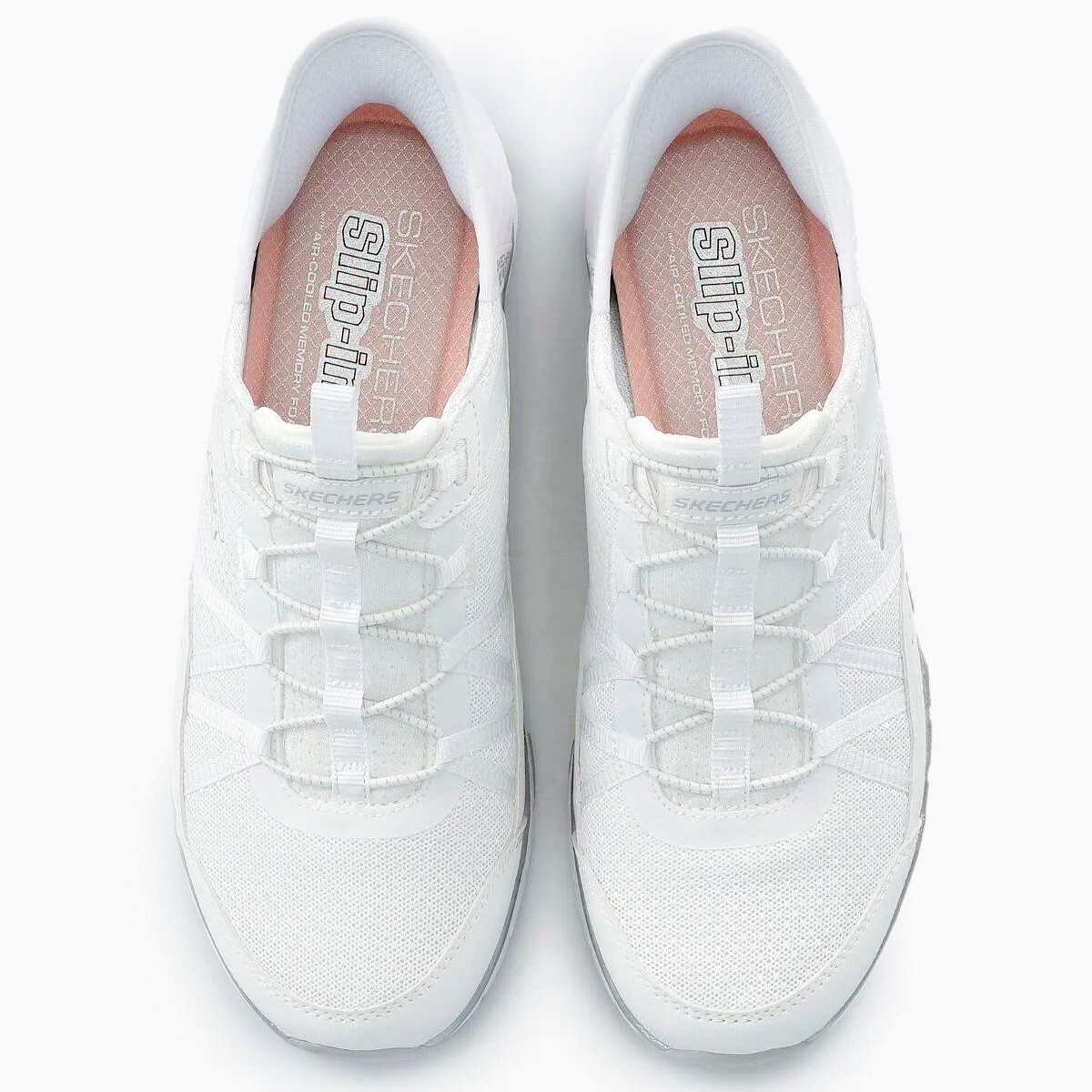 Kadın Sneaker ( Günlük) 104288 WSL Skechers GRATIS SPORT White-Silver