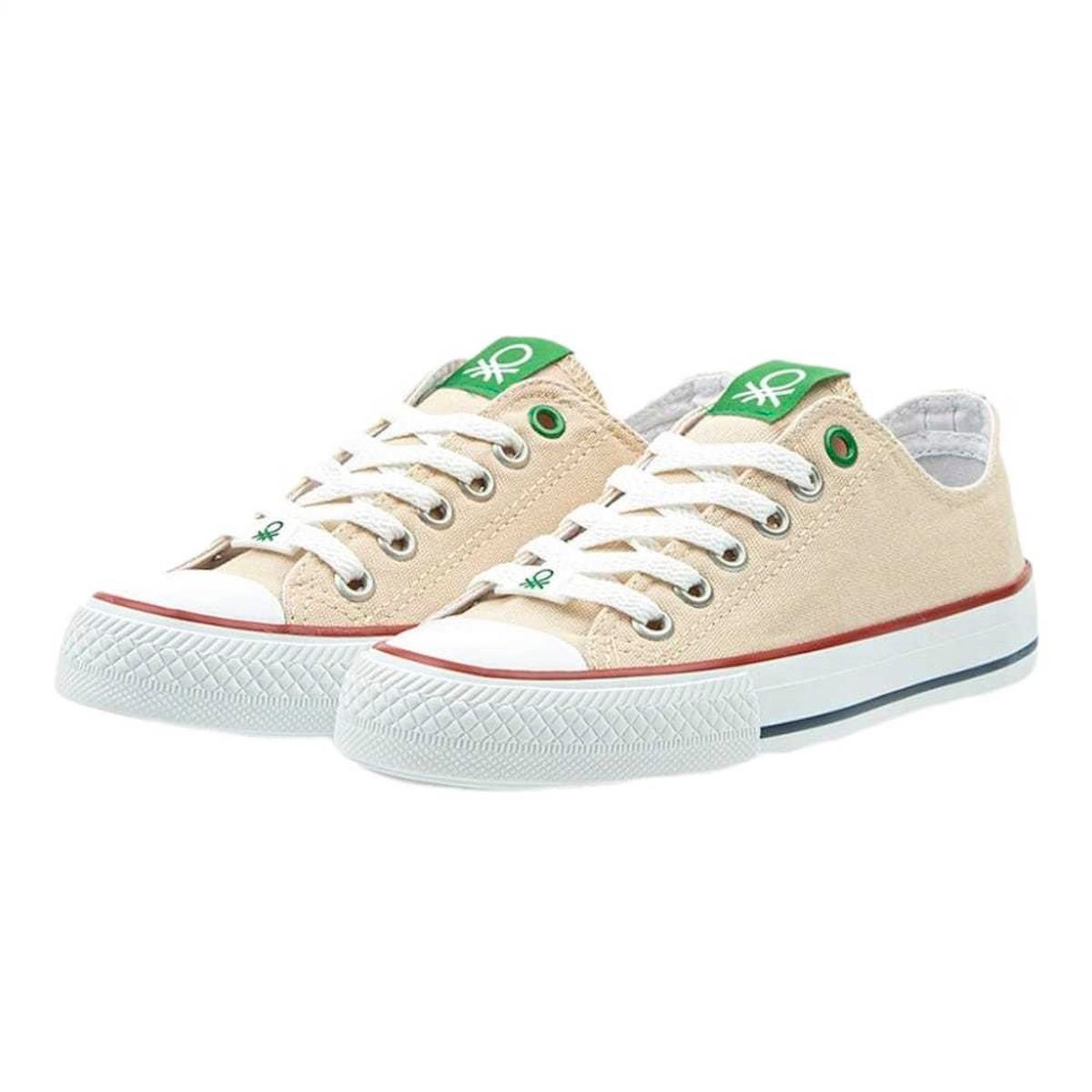 Kadın Espadril - Keten BN-30196 Benetton Bej