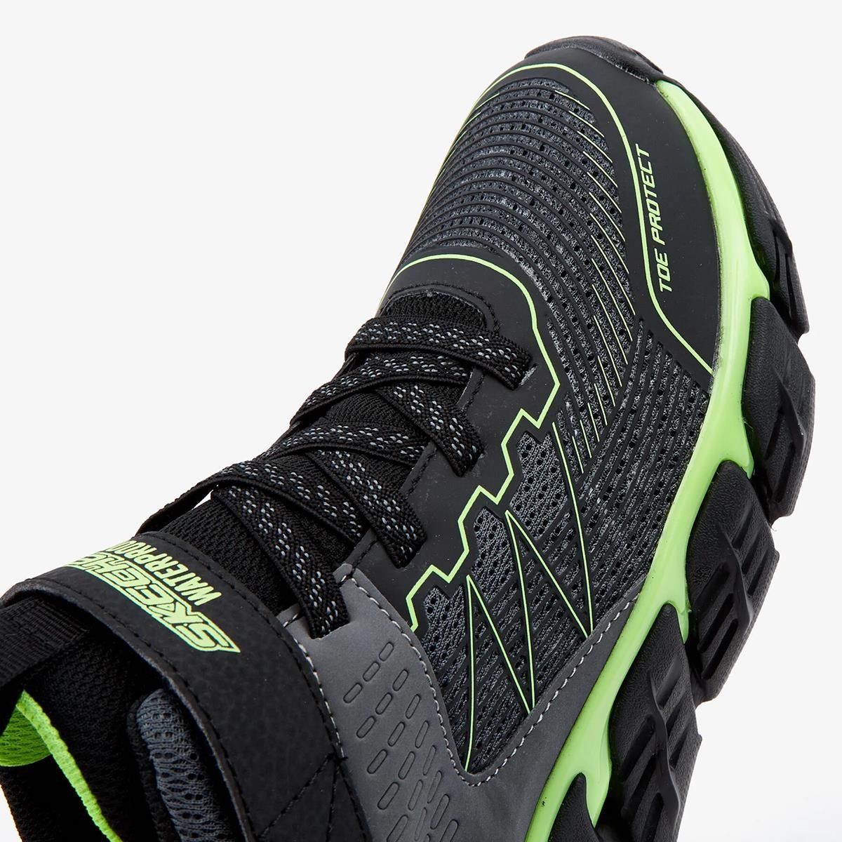 Erkek Çocuk Bot (Outdoor) 403806L CBLM Skechers TECH- GRIP Charcoal -Black -Lime Trim