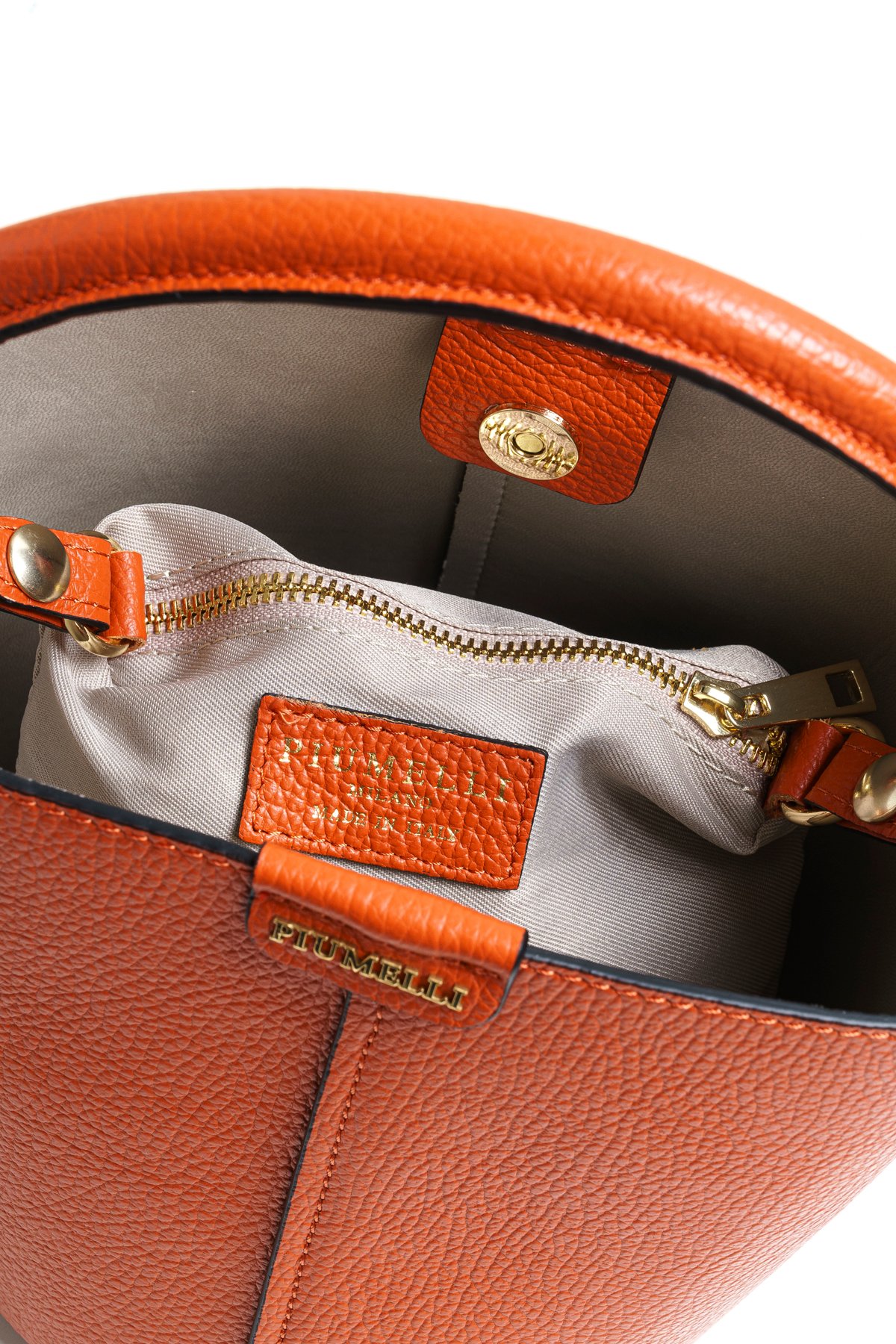 LOANA M Piumelli Milano Bag D35 Dark Orange