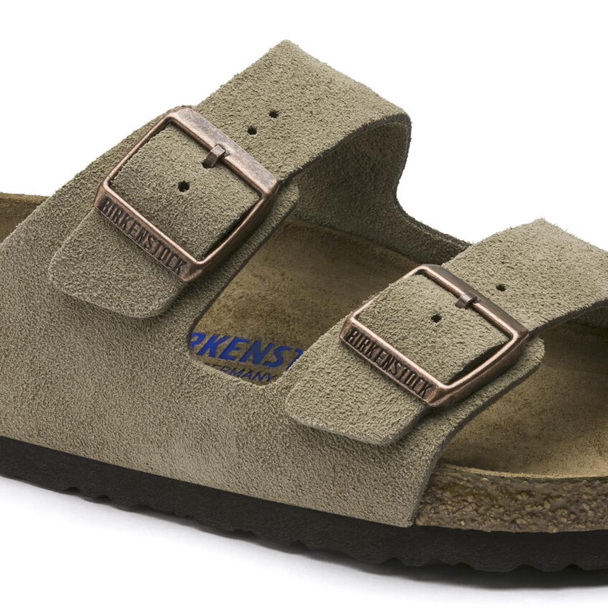 Erkek Terlik 951303 Arizona Birkenstock SFB VL Soft Taupe