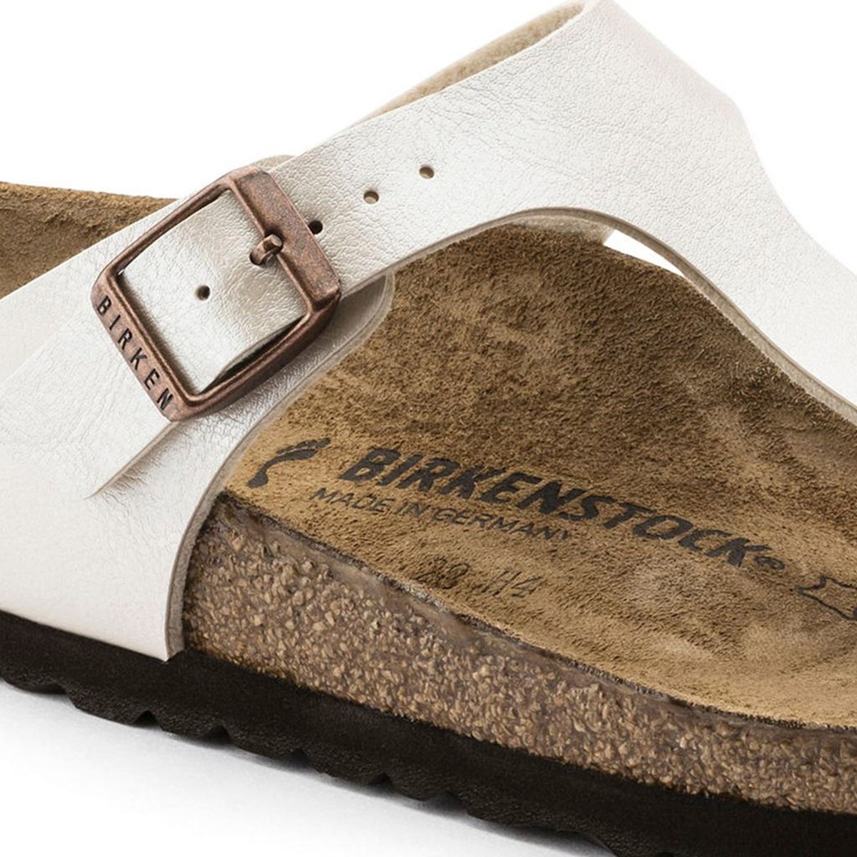 Kadın Terlik 943871 BIRKENSTOCK NOS GIZEH BF GRACEFUL PEARL WHITE