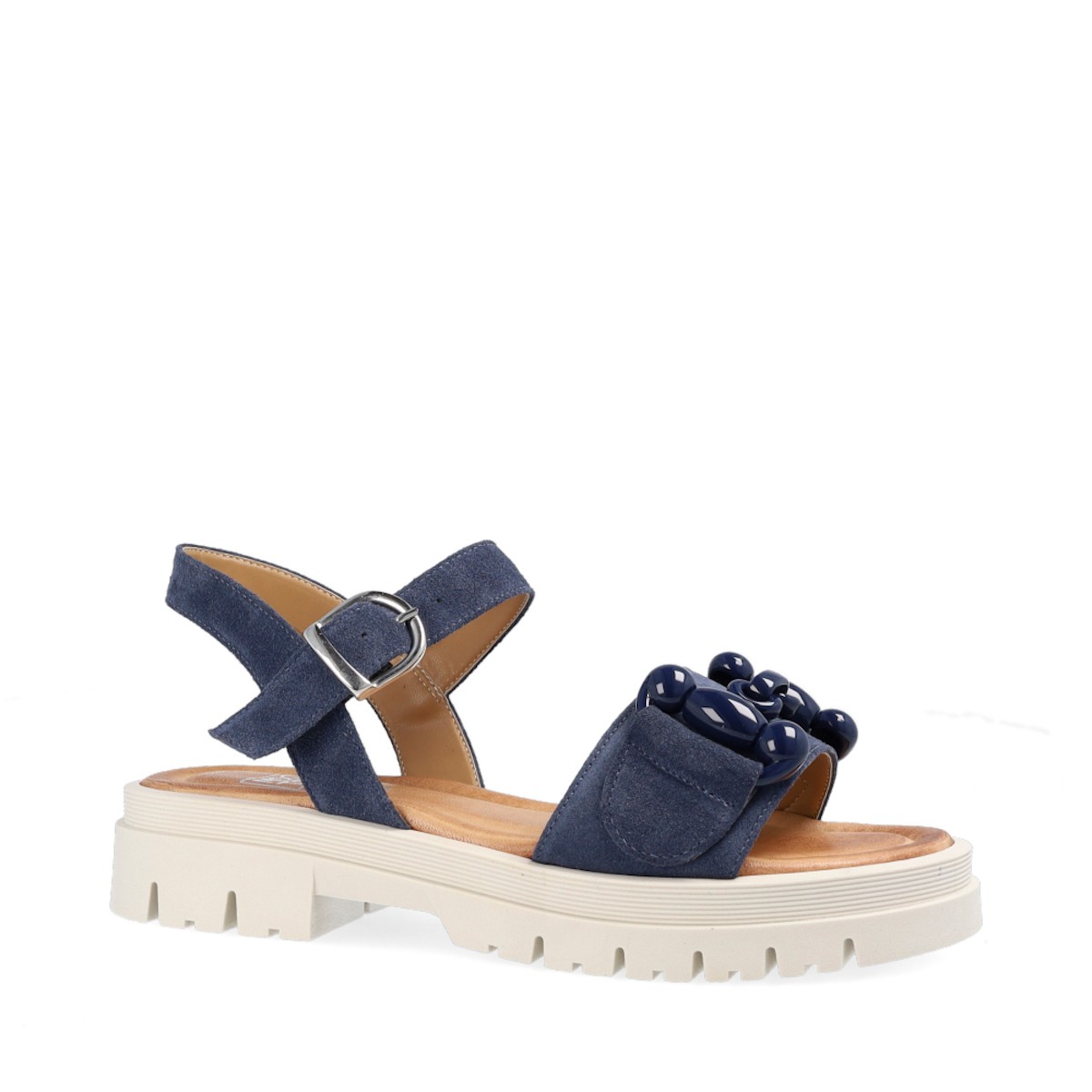 Kadın Sandalet 5A4722PE Comart 4722 VELOUR MIAMI Blu Navy 867