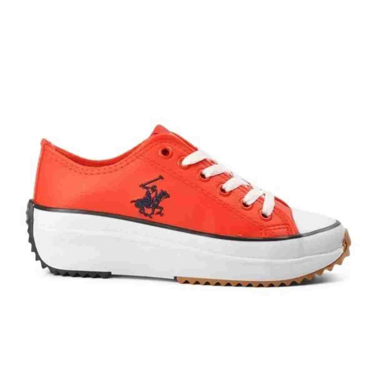 Kadın Sneaker ( Günlük) PO-30101 Beverly Hills Polo kırmızı