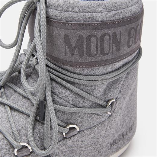 Kadın  80D1409570-H006 Moon Boot Icon Low Felt Grey