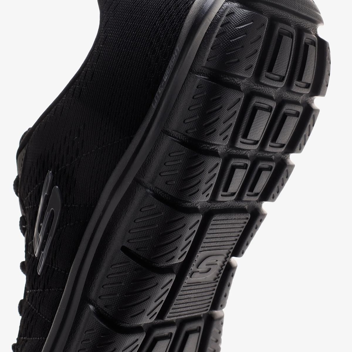 Kadın Sneaker ( Günlük) 150141TK BBK Skechers TRACK-NEW STAPLE Black Knit