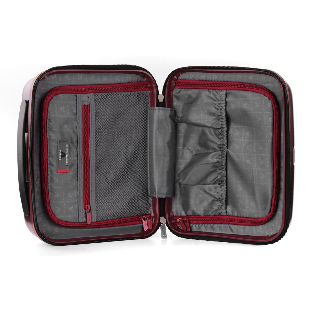 41972889 Roncato Beauty Case 4R Wave Rosso Scuro