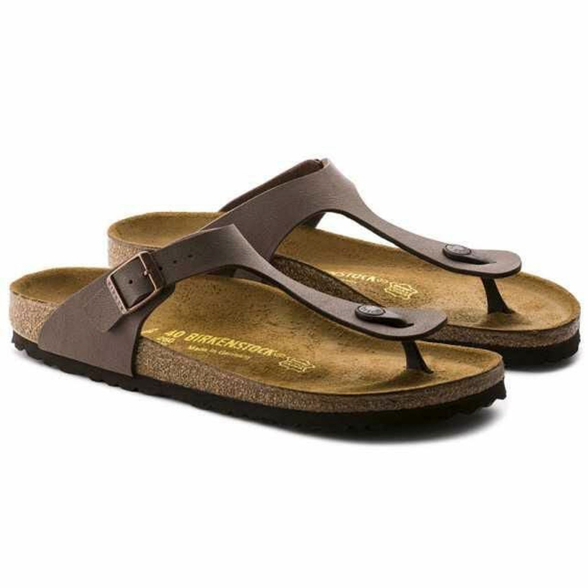 043751 BIRKENSTOCK NOS GIZEH MOCCA BIRKO-FLOR-NUBUK