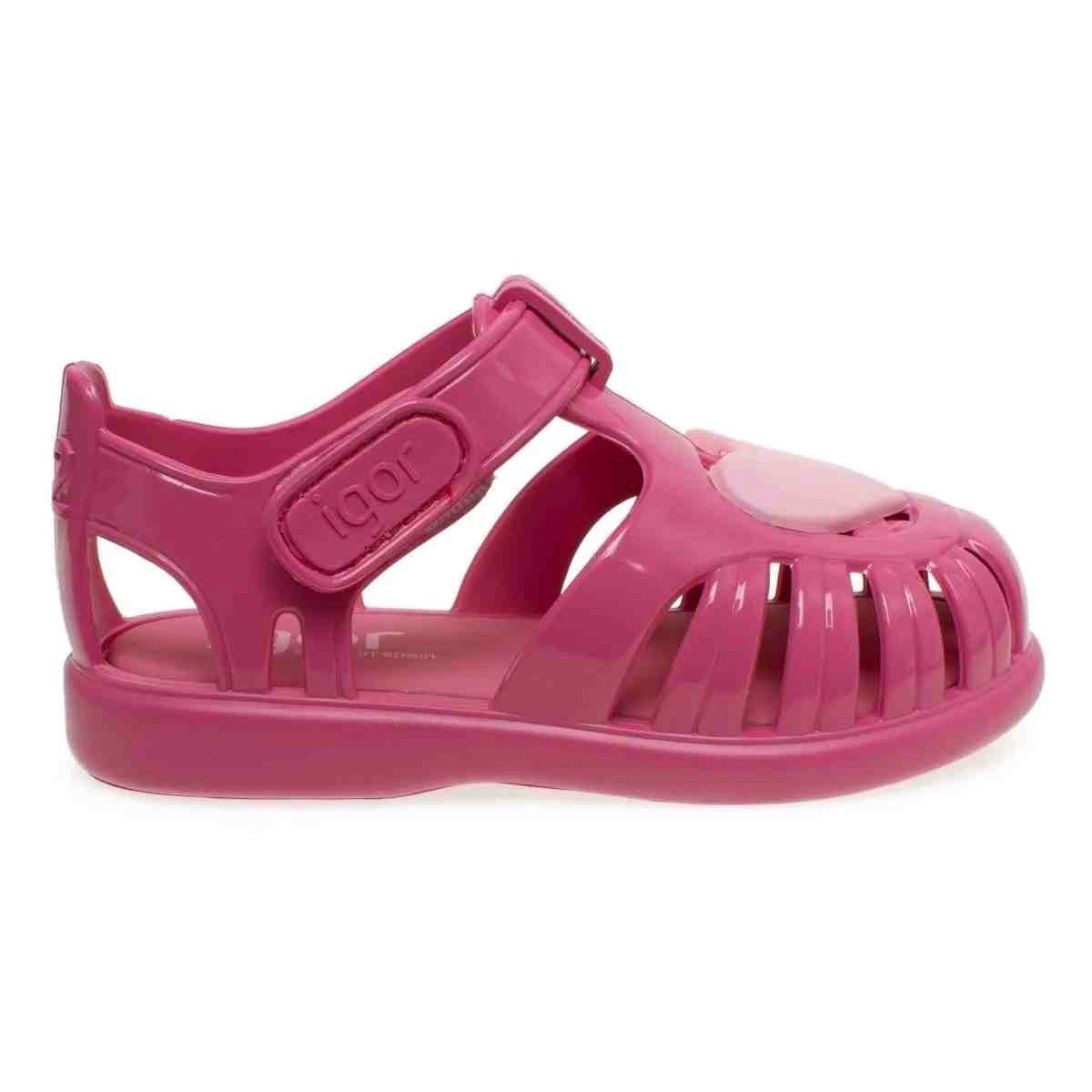 Kız Çocuk Sandalet S10310 TOBBY GLOSS LOVE Igor 007-Fucsia