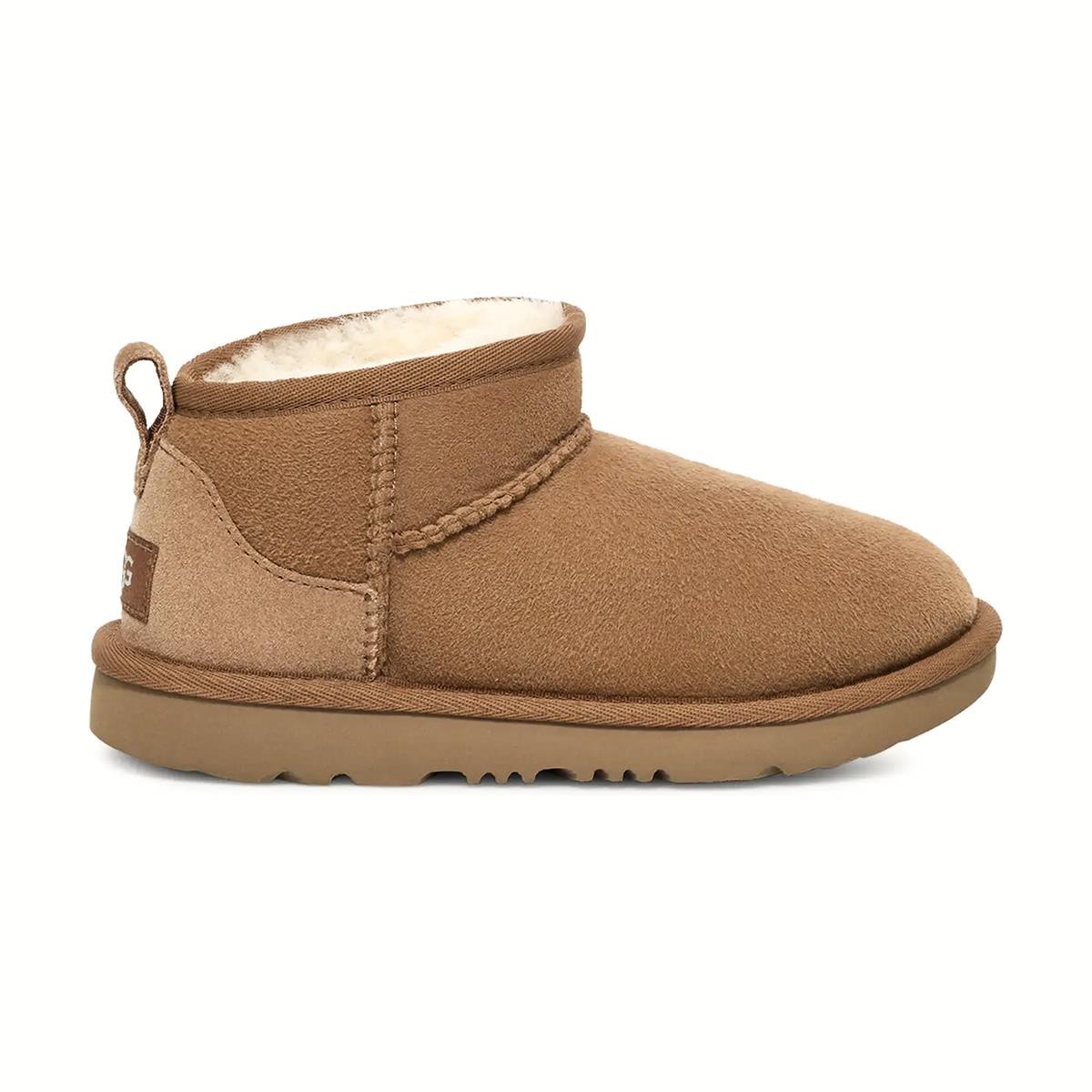 Kız Çocuk Bot 1130750K UGG K CLASSIC ULTRA MINI CHESTNUT (TABA)