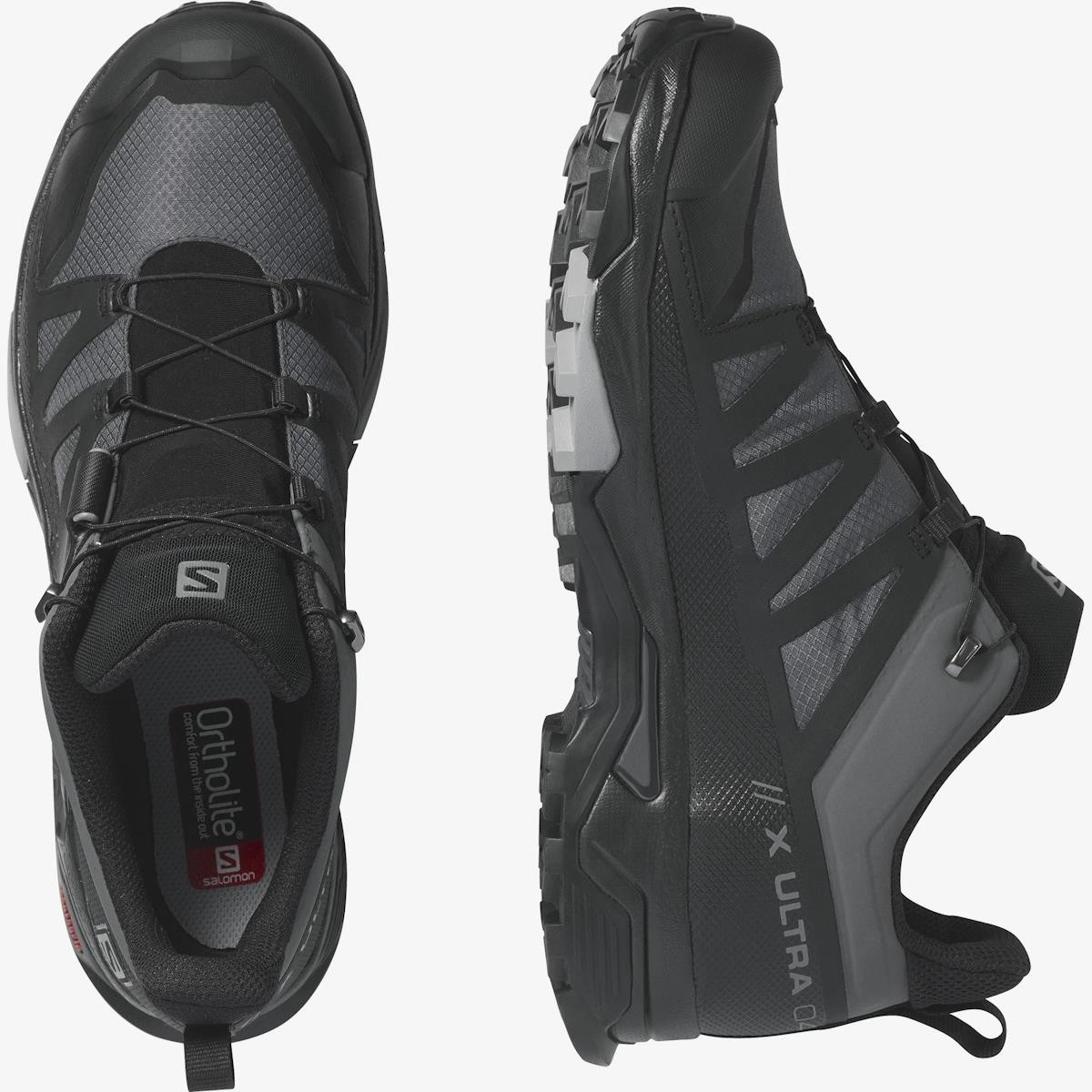 Erkek Outdoor L41385100 SALOMON X ULTRA 4 GTX Magnet-Black-Monument