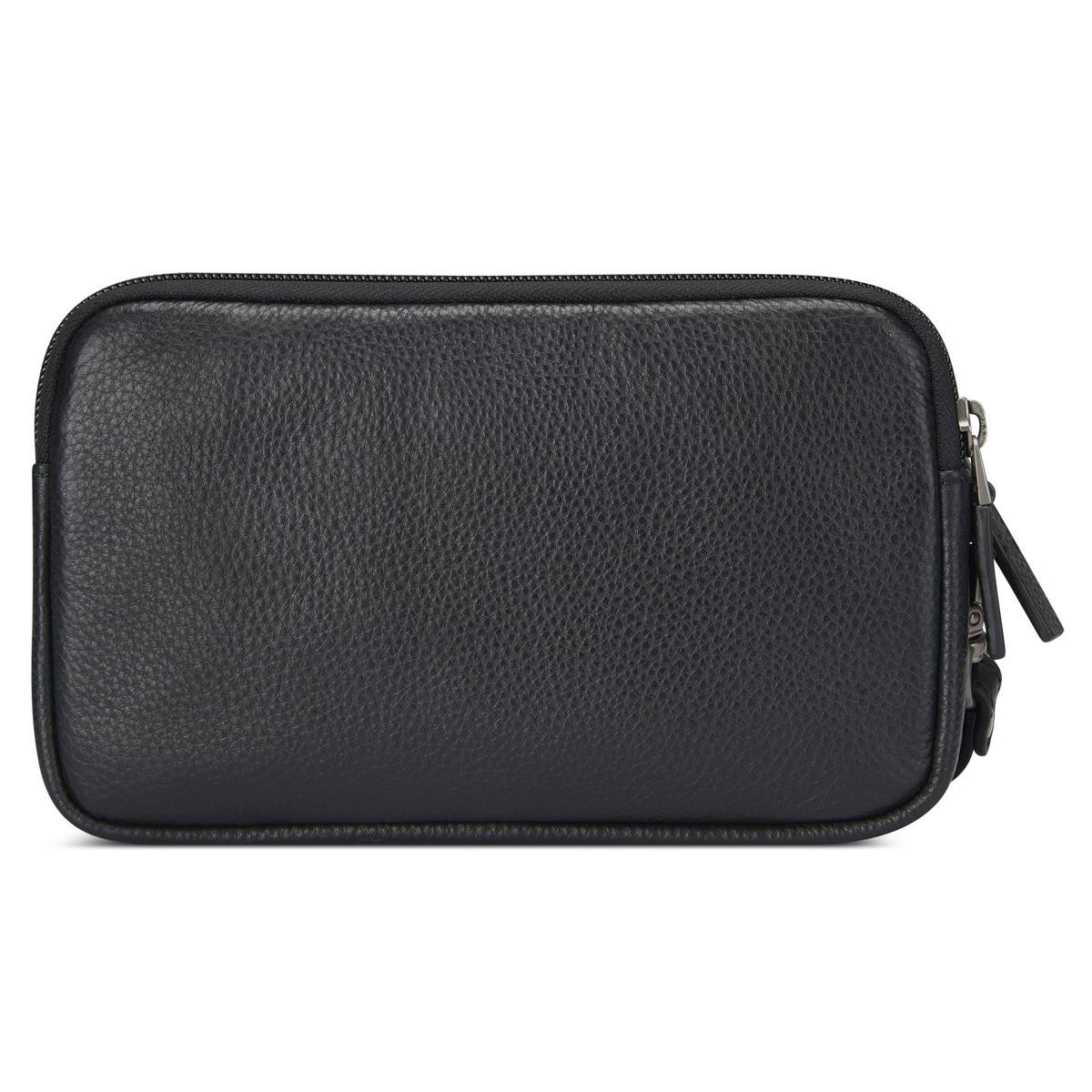 Erkek El Çantası 41242301 Roncato Alaska Pouch 3 Compartments 21X12X7 Black