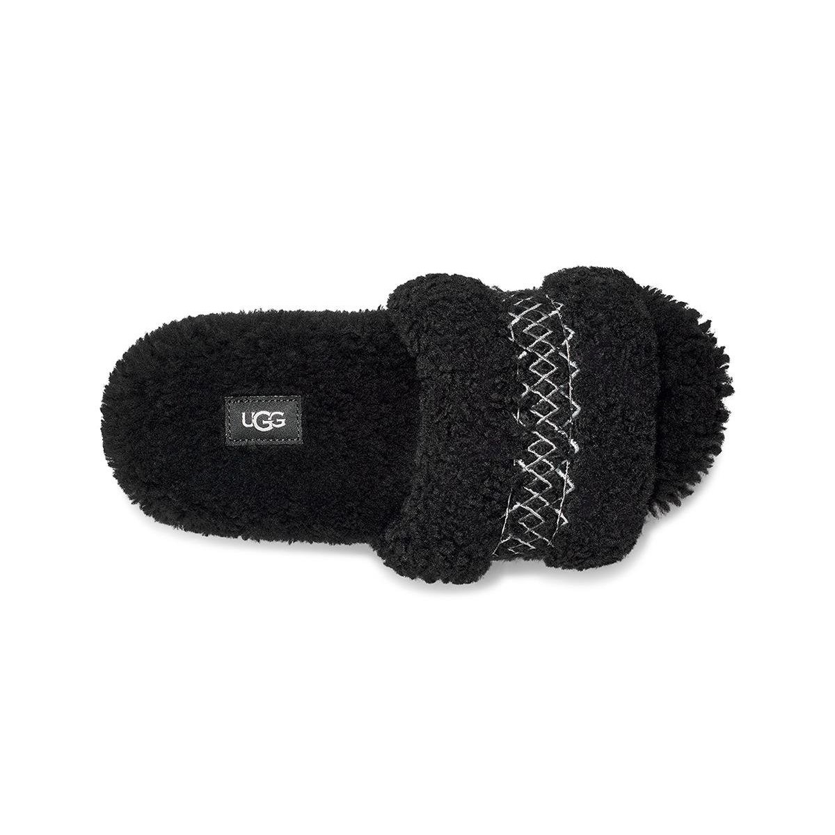 1143974 UGG W COZETTA UGG BRAID  Black (Siyah)