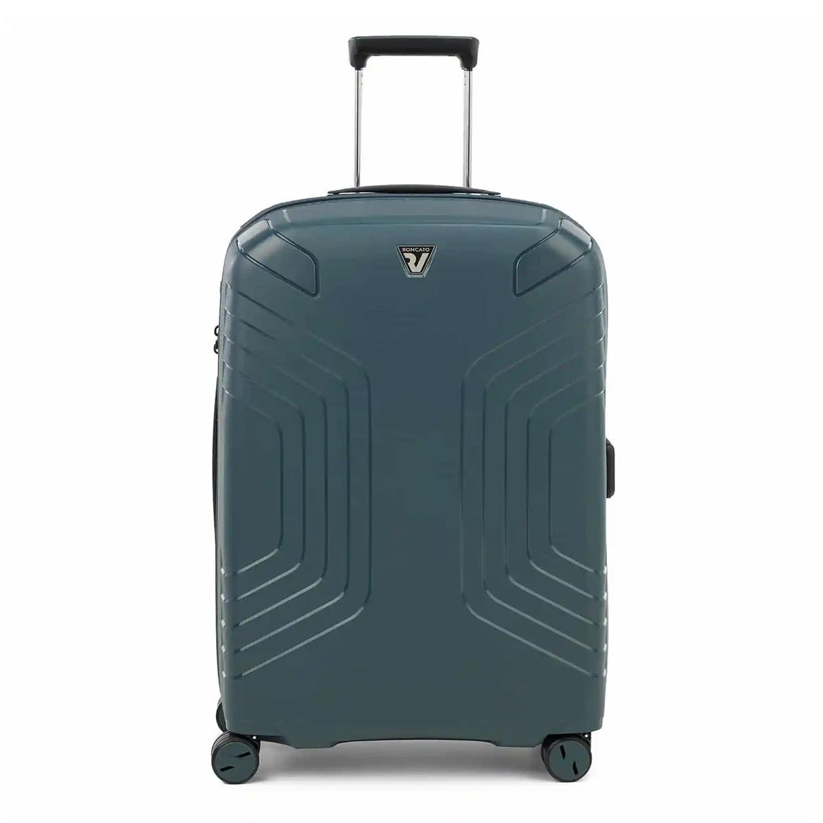 Unisex Valiz 57610187 Roncato Ypsilon 4.0 Trolley Grande Eco Verde Bottiglia 78x52x27