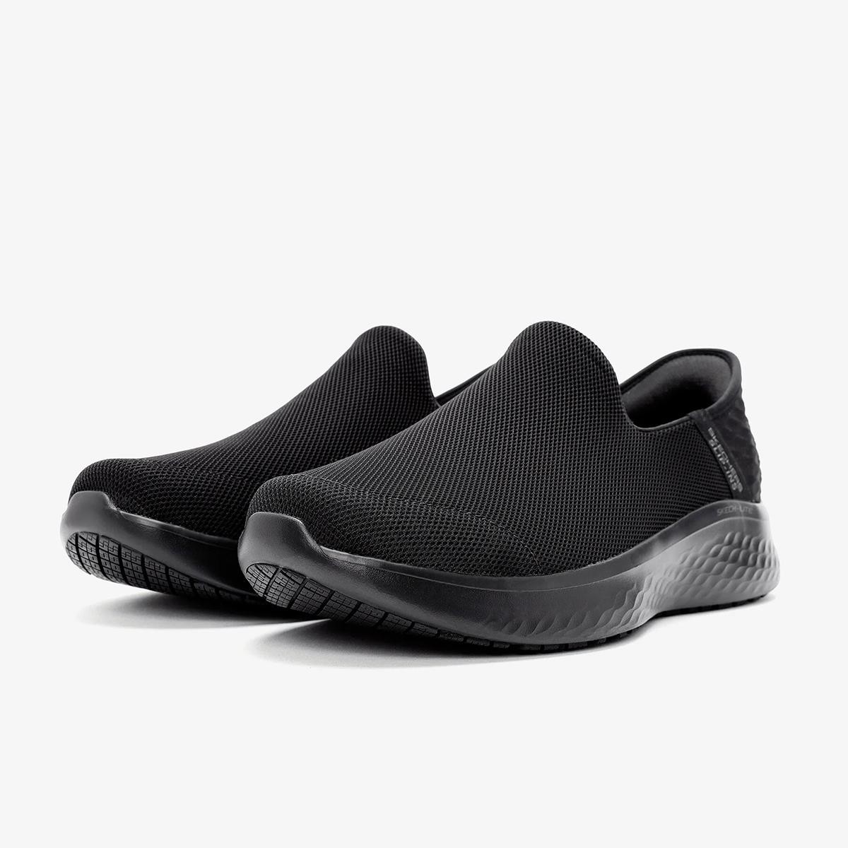 Erkek Sneaker ( Günlük) 200281 BLK SKECH-LITE PRO SR - PHAVEX Black Knit Mesh- Charcoal Trim