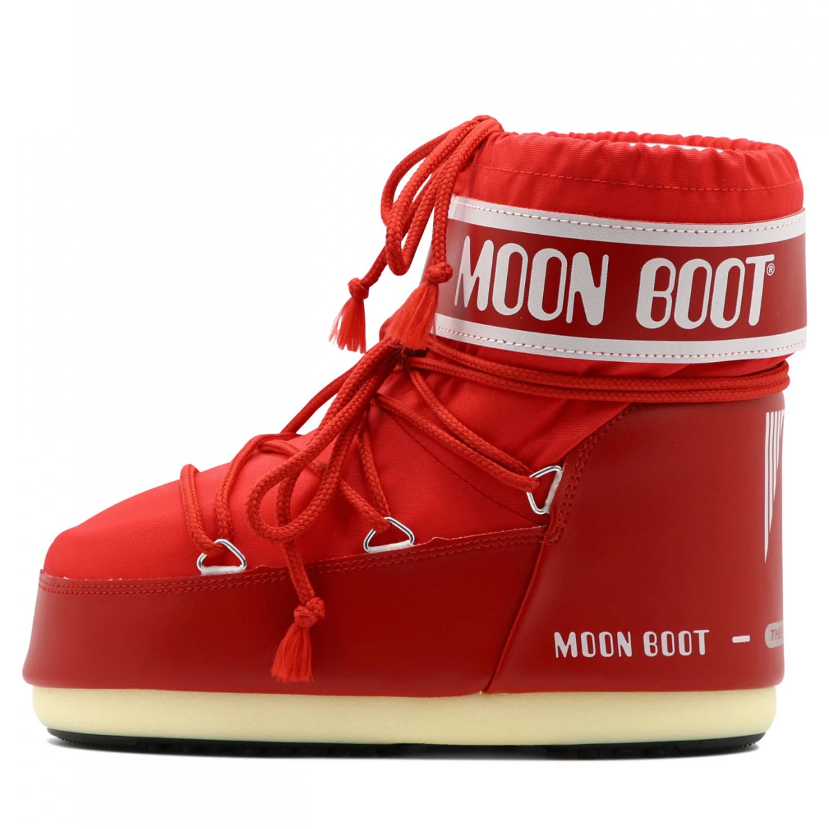 80D1409340-D001 Moon Boot MB Icon Low Classic Nylon Red (36-41)
