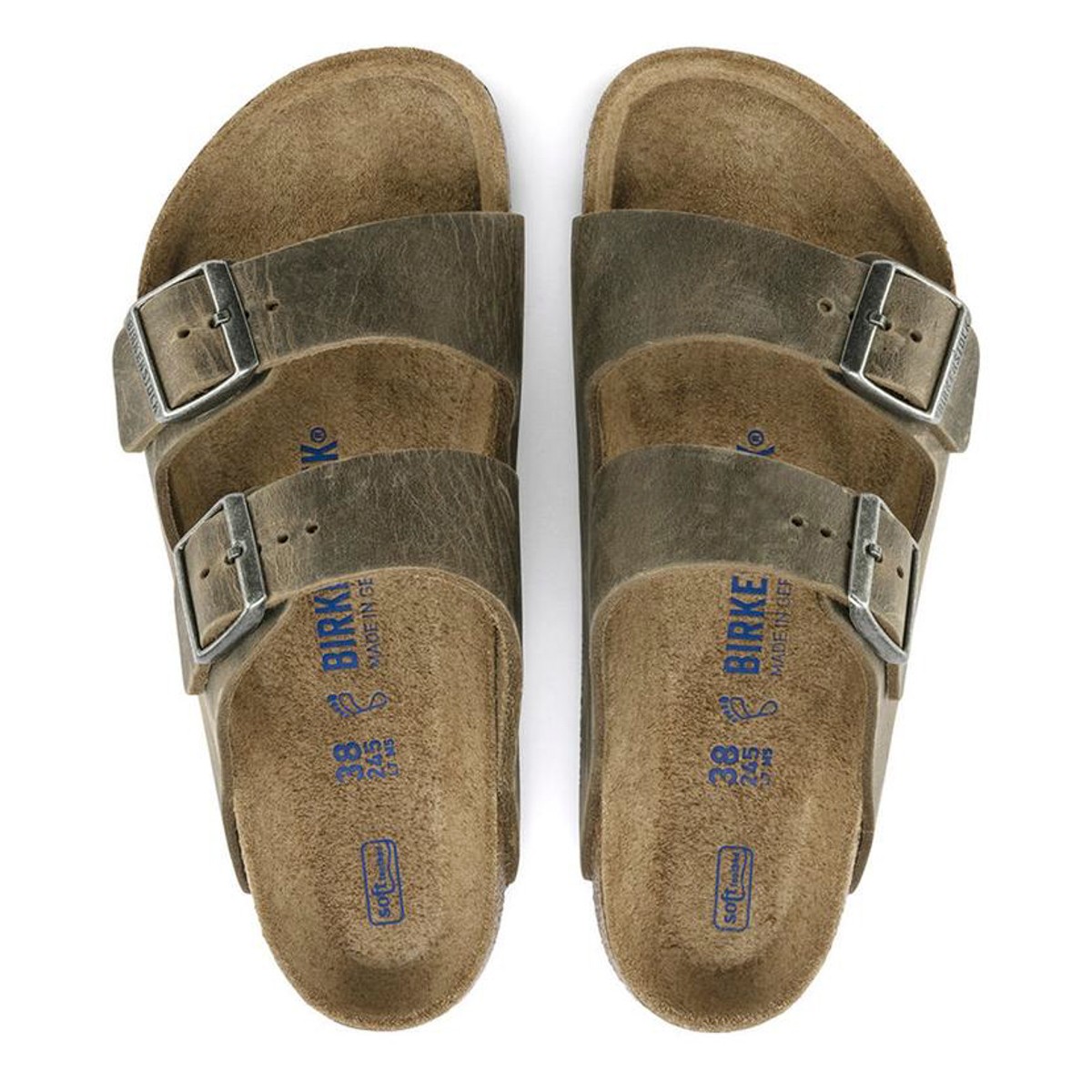 1019377 Birkenstock ARIZONA SFB LEOI Faded Khaki