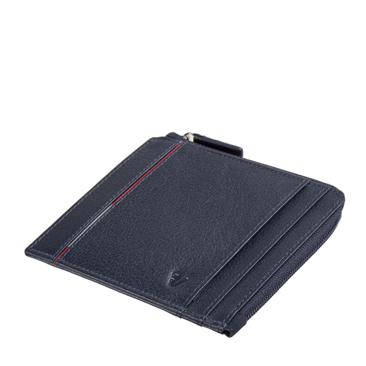 Erkek Cüzdan & Kartlık 41263823 Roncato Boston Credit Card Holder With Zipper Navy Blue