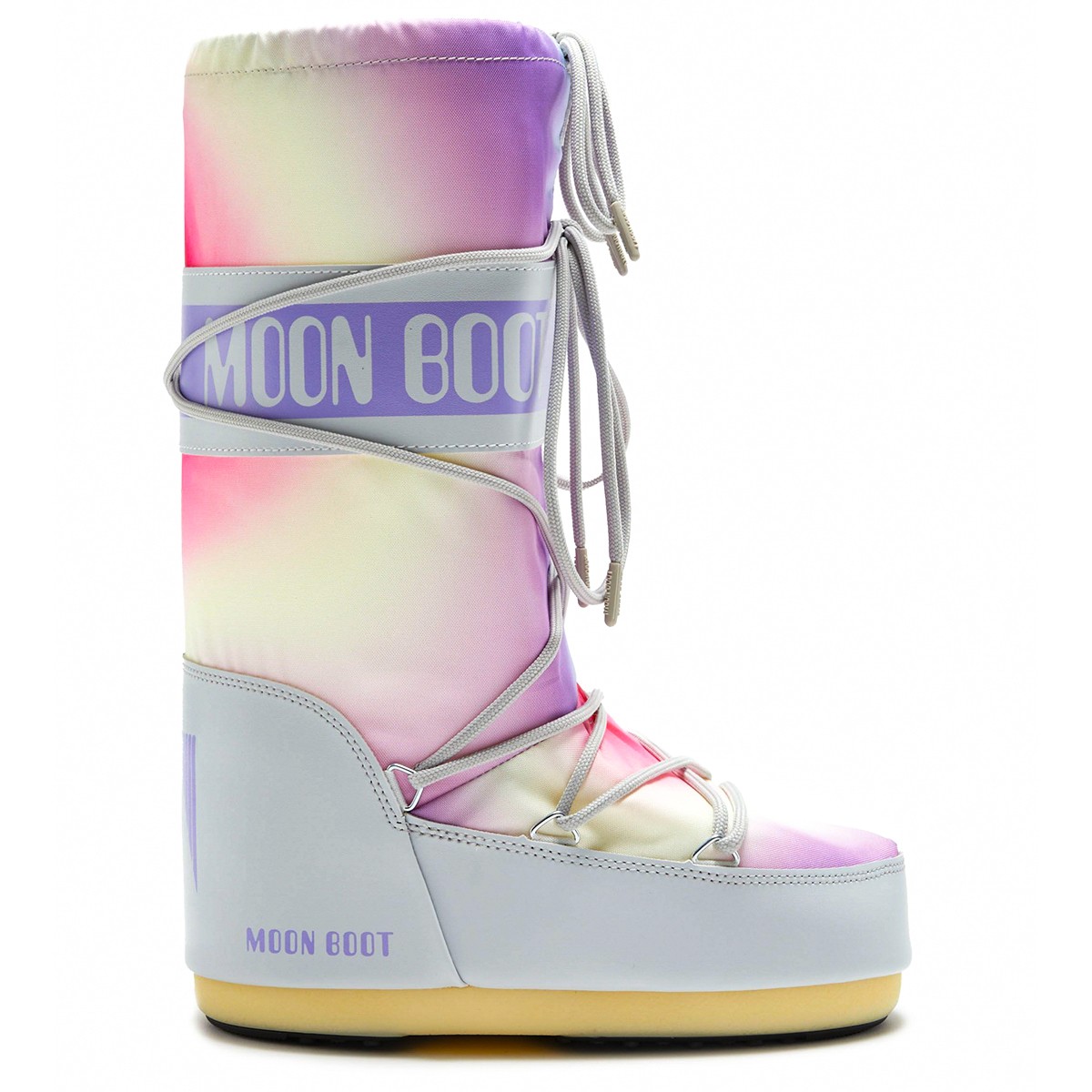 14028400-002 Moon Boot Icon Tie Dye Glacier Grey