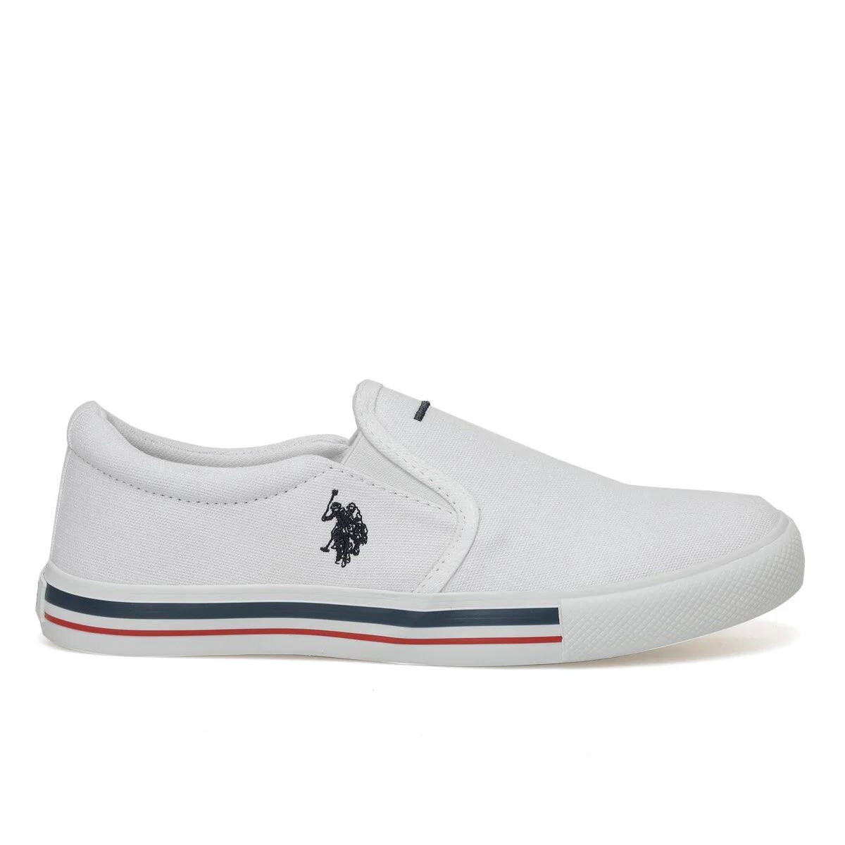 Erkek Sneaker ( Günlük) 101336514 U.S. POLO 3M PESAH 3FX,BEYAZ