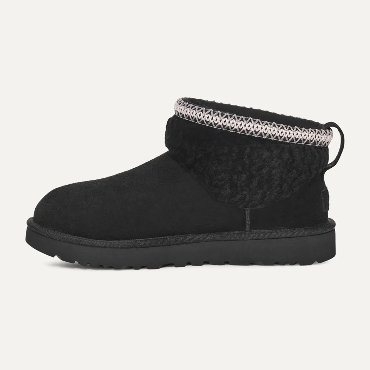 1158263 UGG W CLASSIC ULTRA MINI MAXI CURLY Black (Siyah)