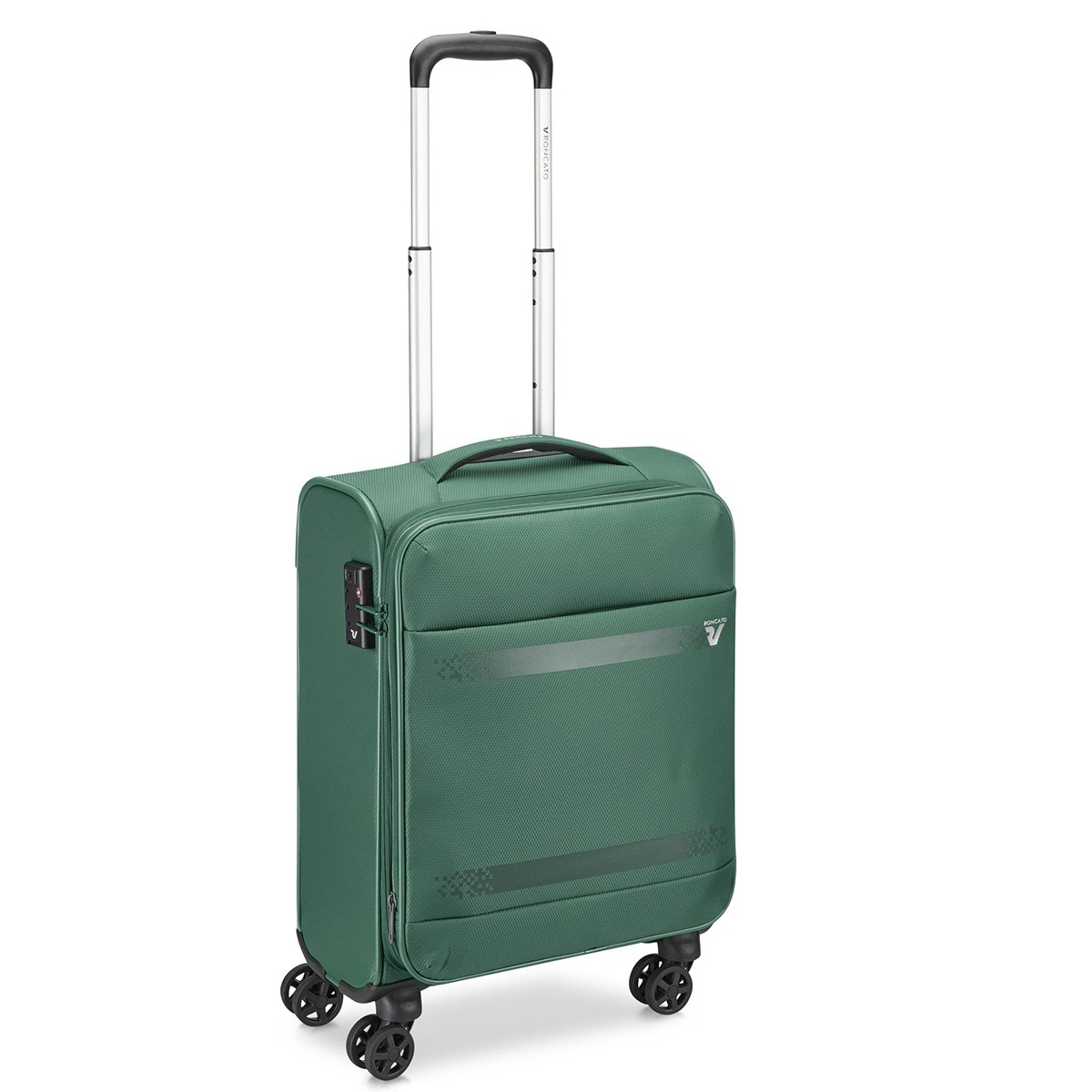 41464387 Roncato Trolley Cabına 4R 55/20-23 Cm Exp. Jazz 4.0 Verde Bottiglia