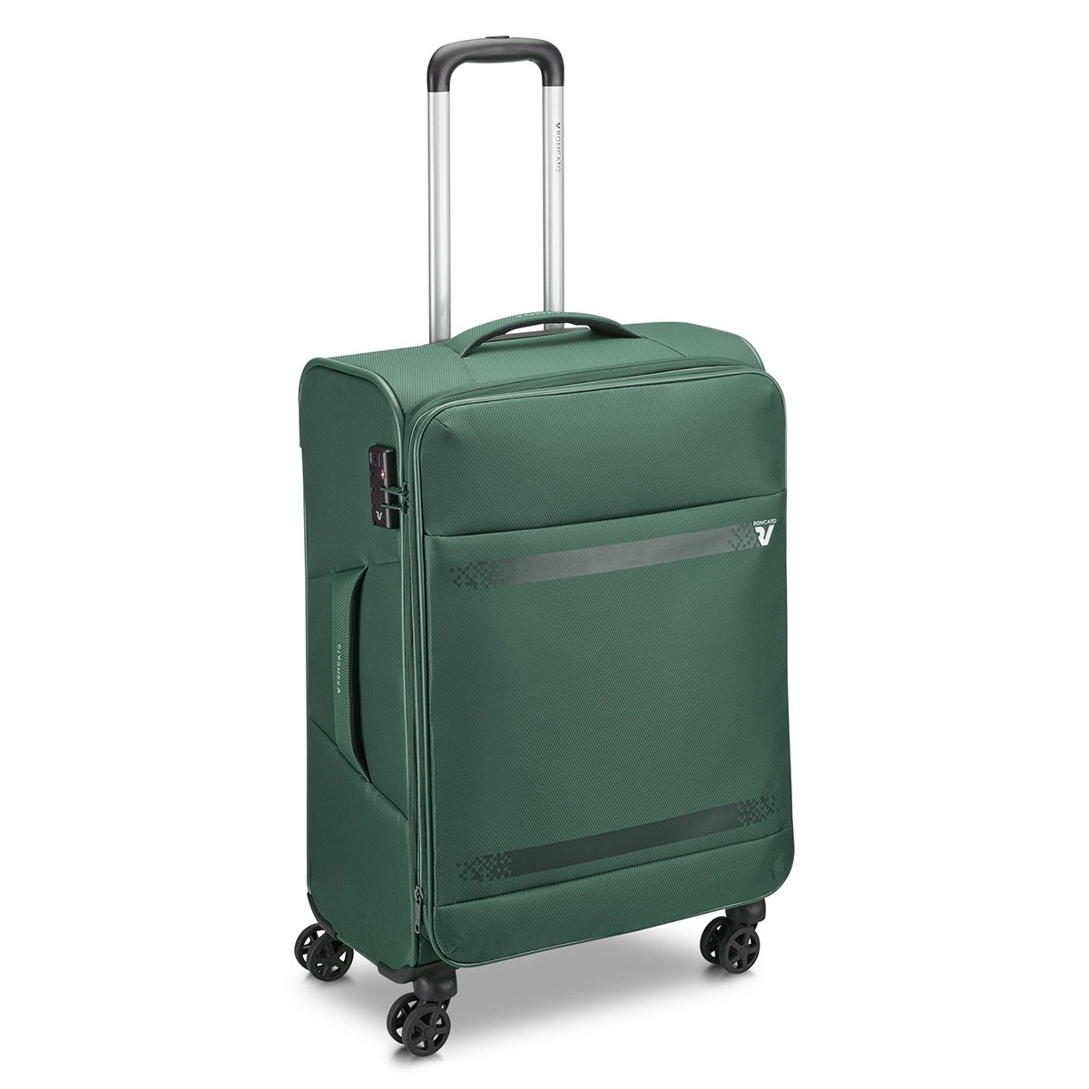 41464287 Roncato Trolley Medıo 4R 65 Cm Exp. Jazz 4.0 Verde Bottiglia