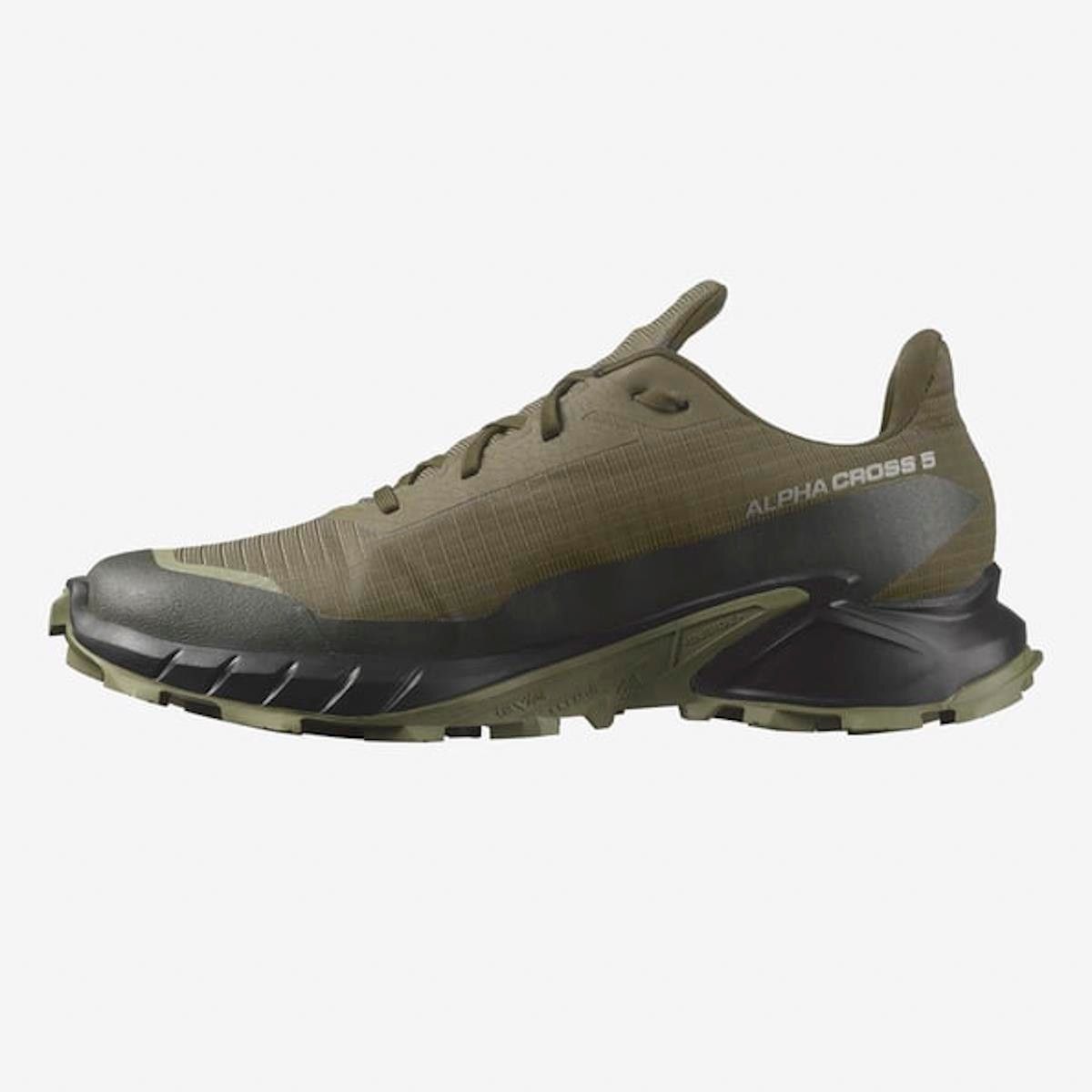 Erkek Outdoor L47310300 SALOMON ALPHACROSS 5 GTX Olive Night-Black-Deep Lichen Green