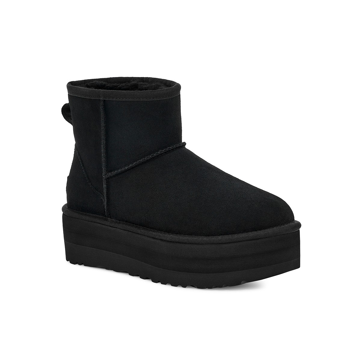 Kadın Bot 1134991 UGG W CLASSIC MINI PLATFORM BLACK (SIYAH)