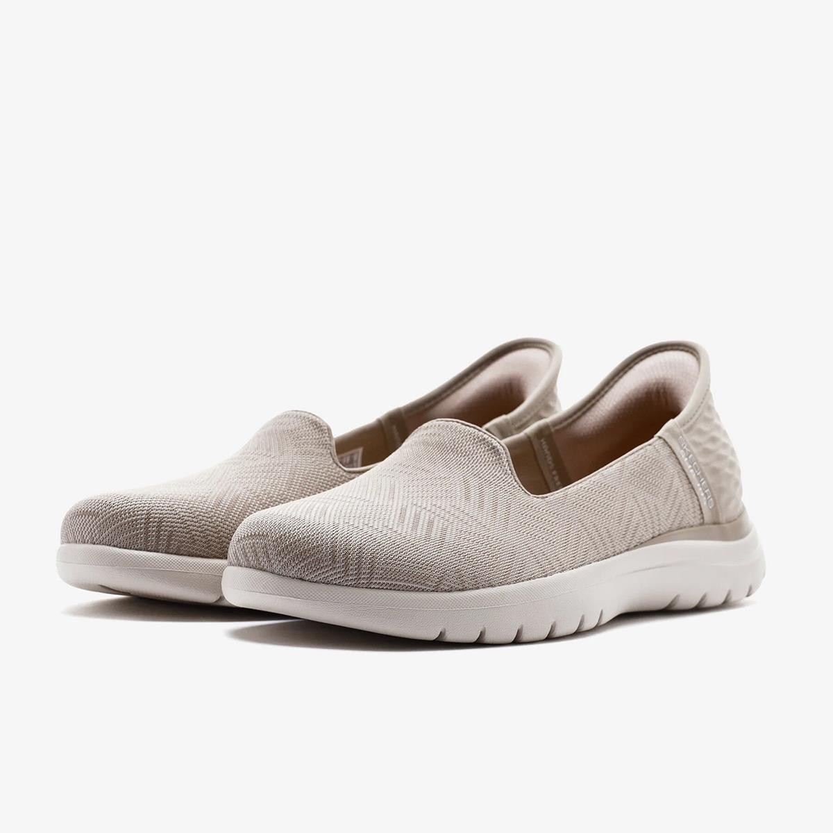 Kadın Babet 138182 TPE Skechers ON-THE-GO FLEX Beige