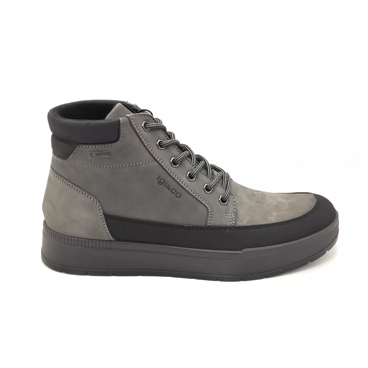 6626711 IGI&Co UEAGT 66267 NABUK MORBIDO Antracite (Dark Grey)