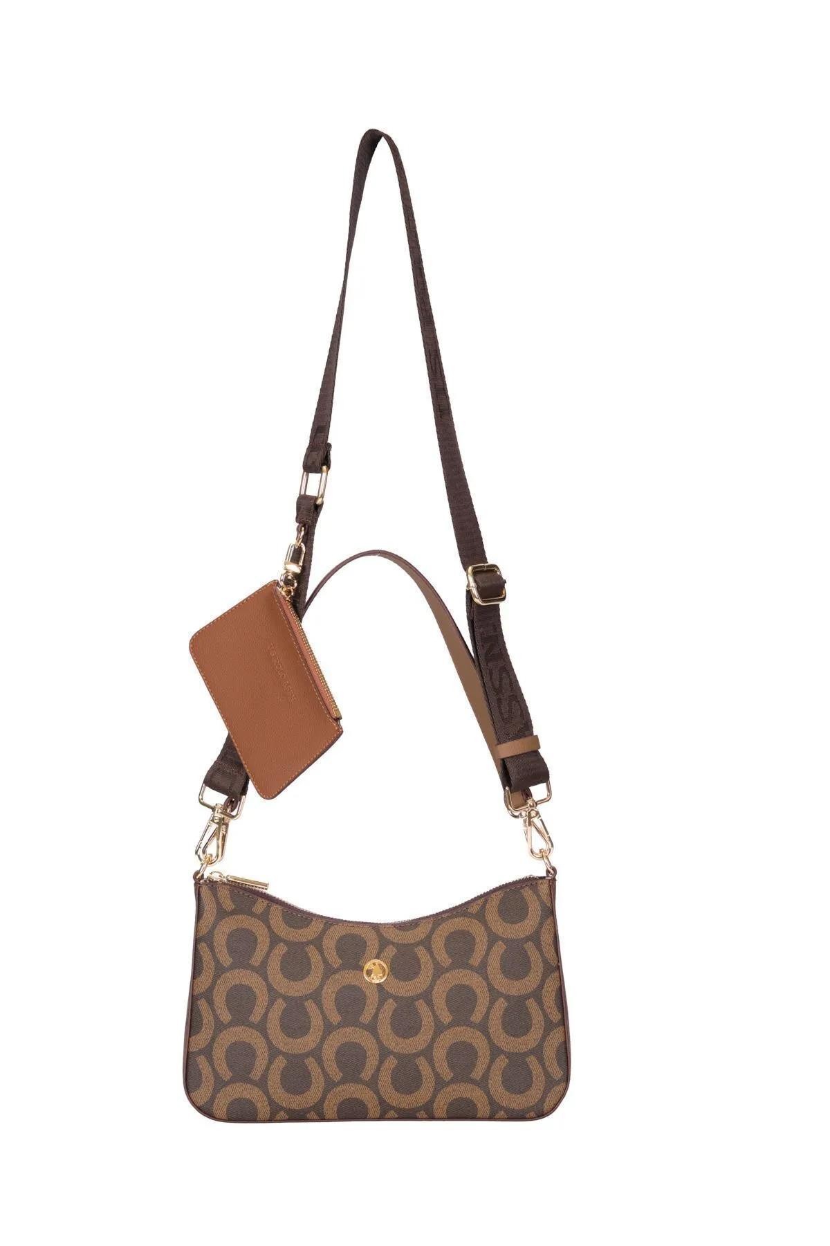 Kadın Çapraz Çanta US24599 U.S. POLO ASSN. USPA LADIES BAG BROWN