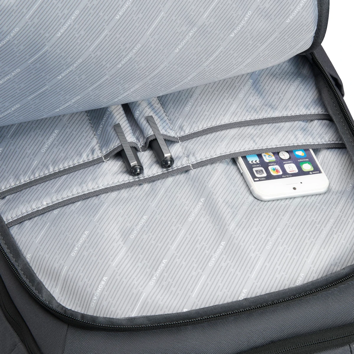 41227022 Roncato Zaıno Busıness 2 Comp. (Pc 17.3"/Tablet/Usb) Clayton  Antracıte