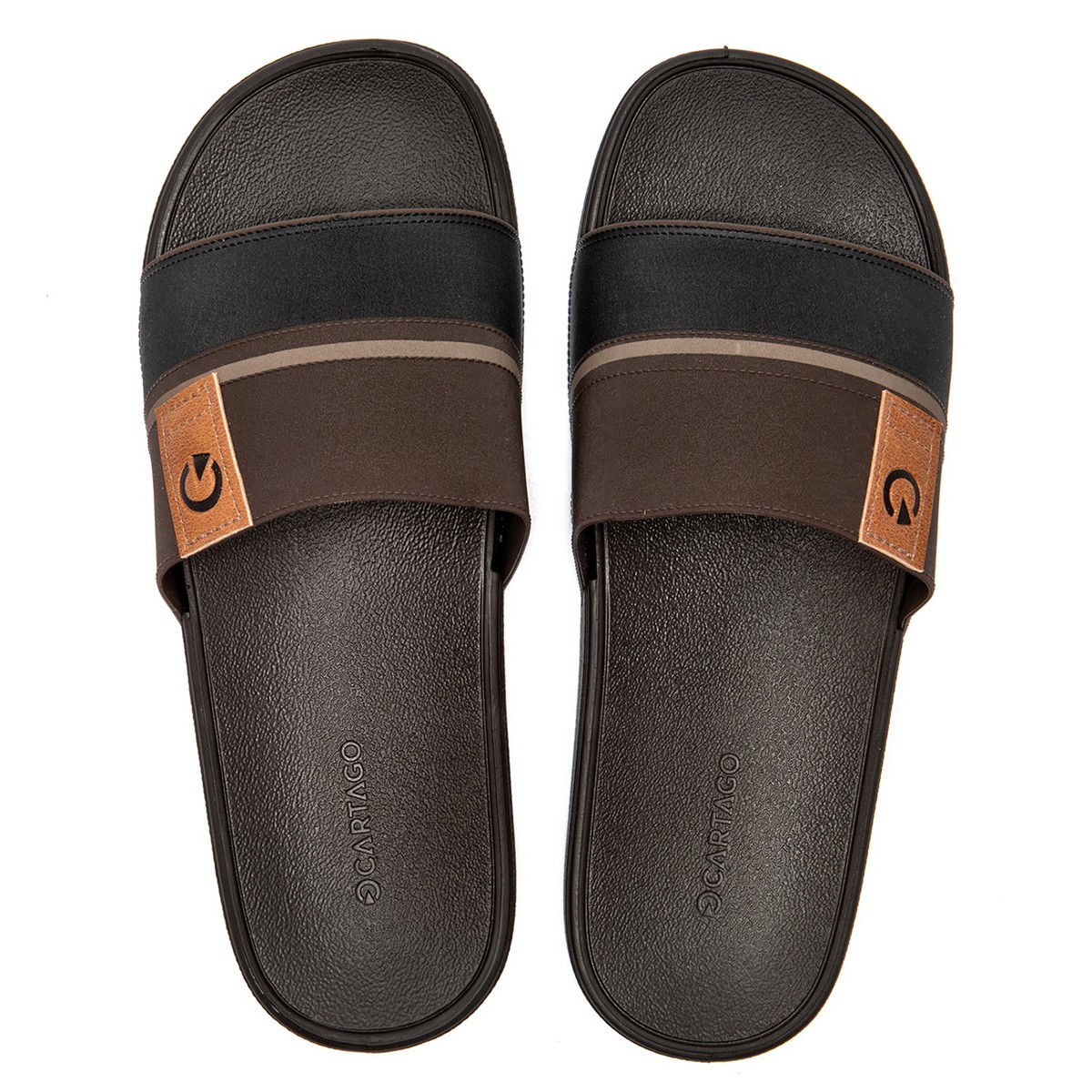 11521 Cartago DAKAR SLIDE DD0350 Brown/Brown/Brown