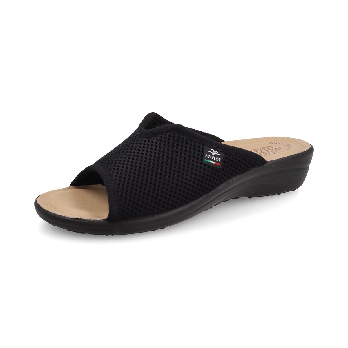 T4 429 FE Fly Flot CLOTH Slipper Black