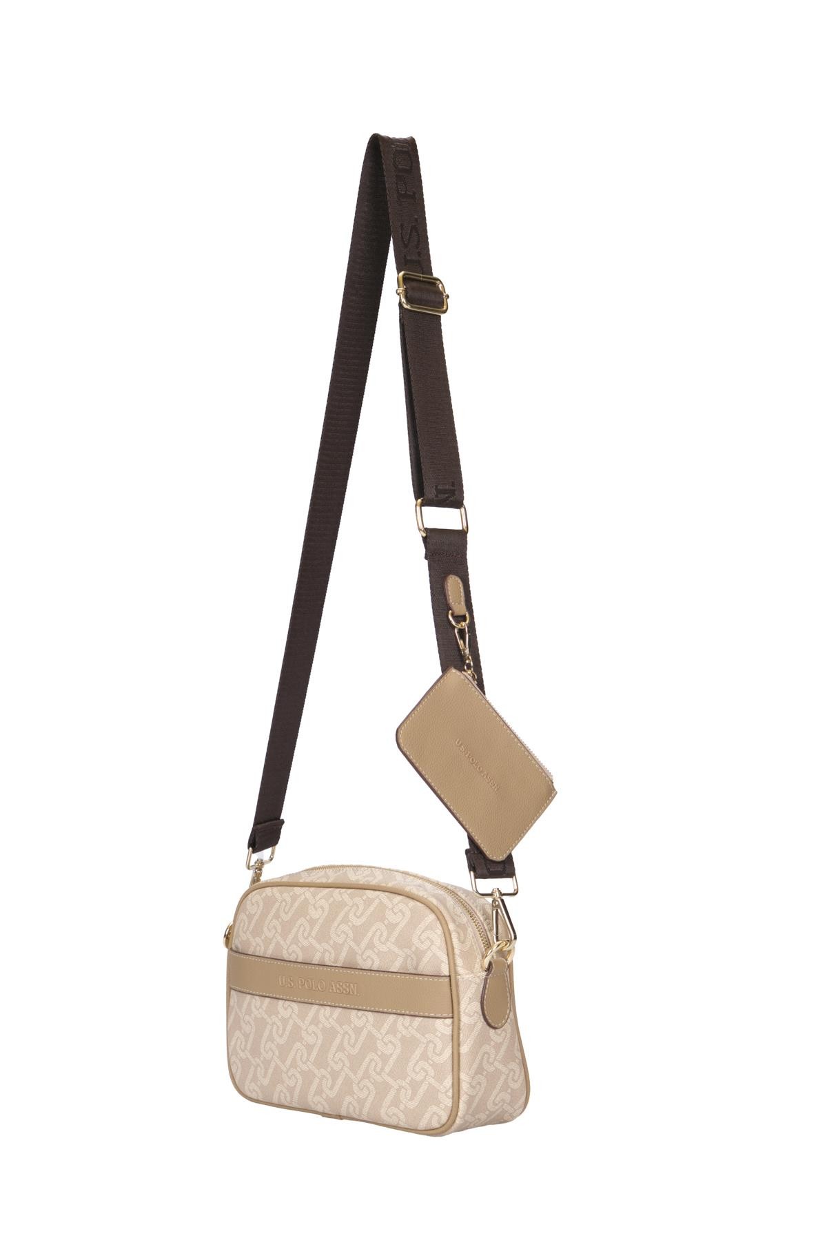 Kadın Omuz Çantası US24513 U.S. POLO ASSN. USPA LADIES BAG 00018 Beige