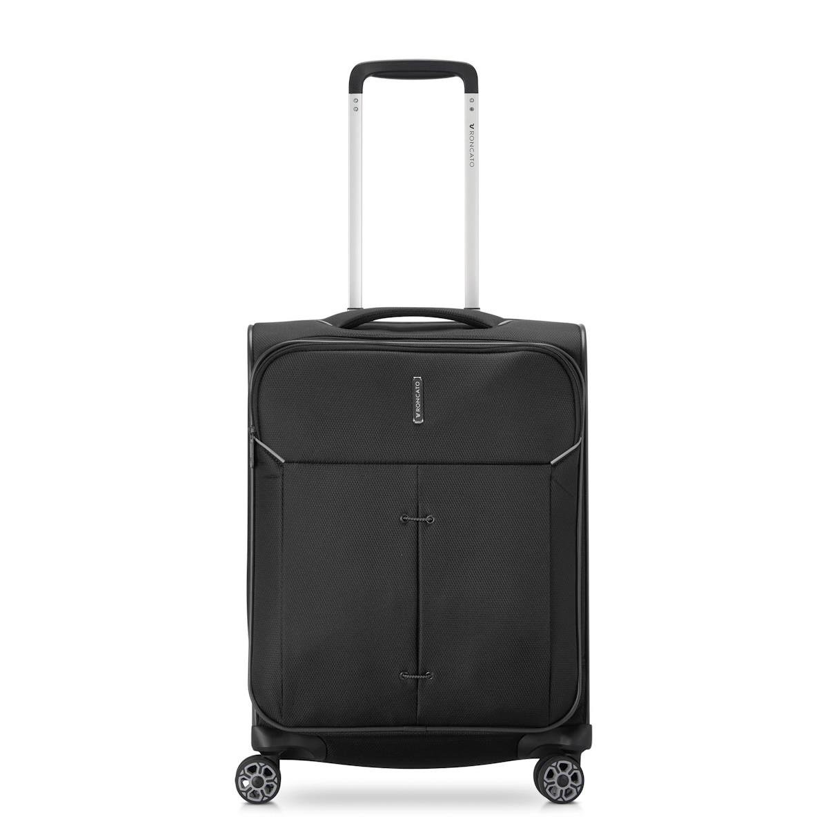 Unisex Valiz 41530301 Roncato Trolley Cabına 4R 55-20 Cm Exp Ironık 2.0 Nero