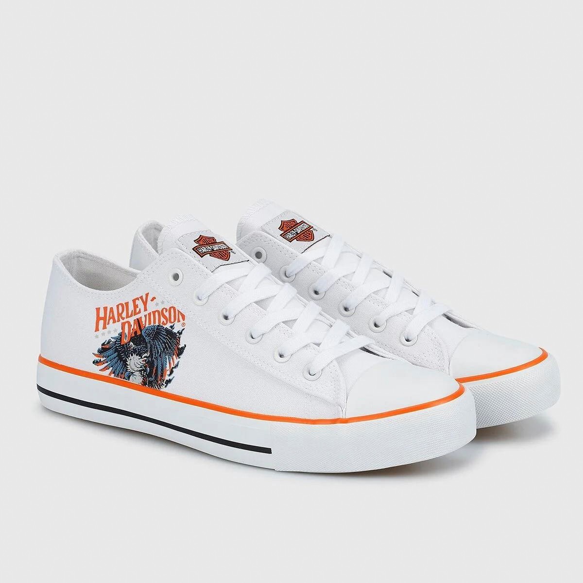 Erkek Espadril - Keten 023M100368 B22C085A PEARLAND Harley Davidson White