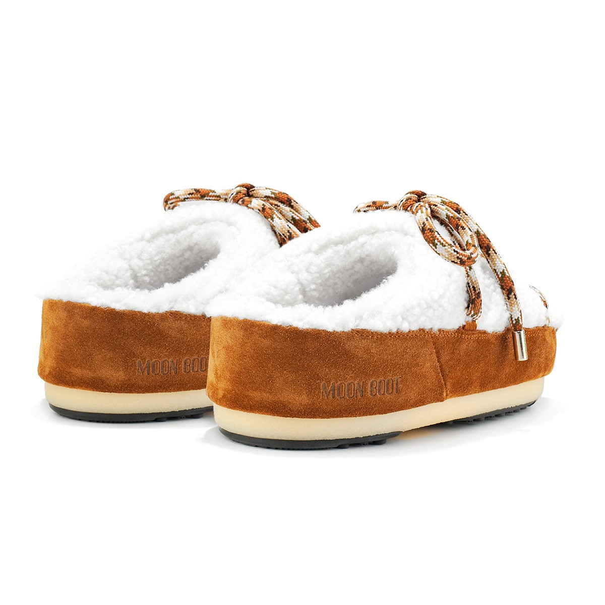 80D1460240-MA03 Moon Boot Mule Shearling Whisky/Off White