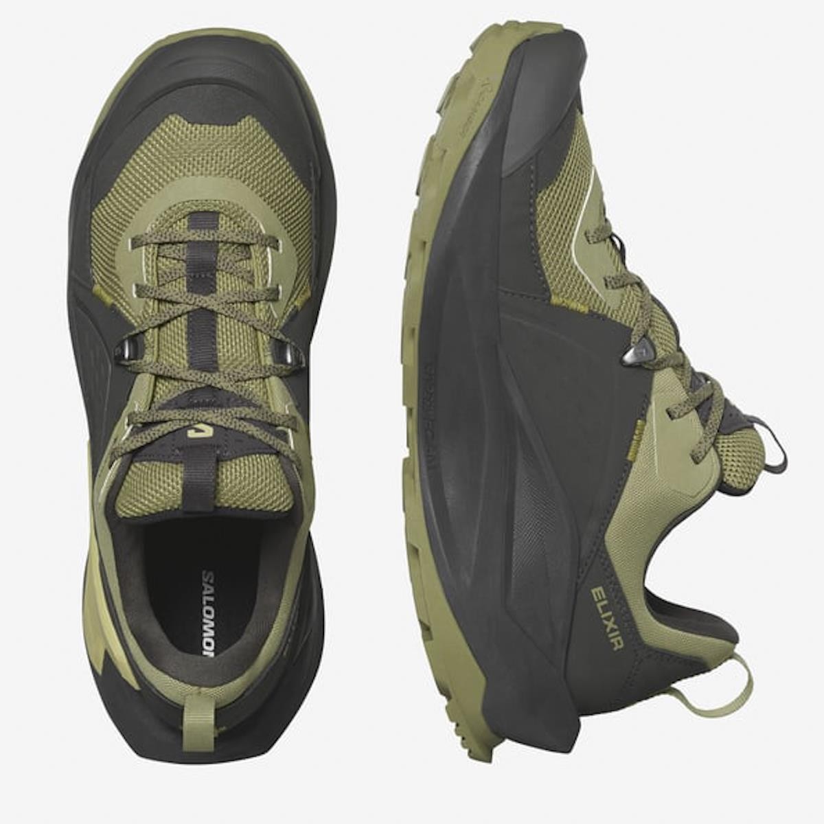 Erkek Outdoor L47295500 SALOMON ELIXIR GTX Black Dried- Herb-Southern Moss